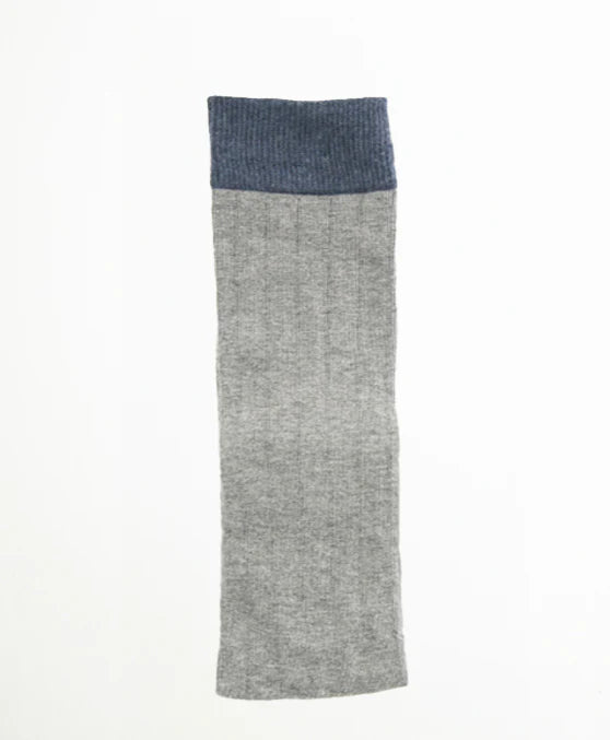 Calcetines largos CANALÉ GRISES Y AZULES