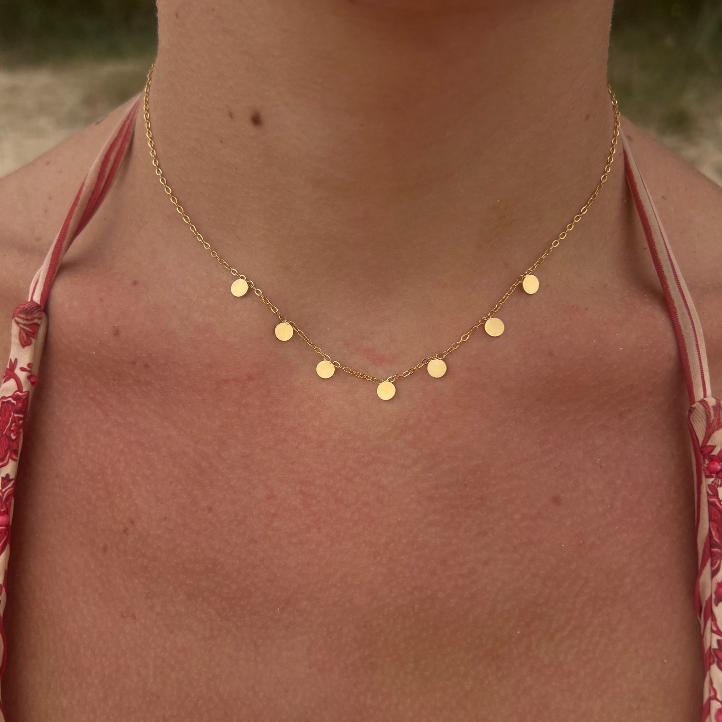 Collar LUNARES DORADO