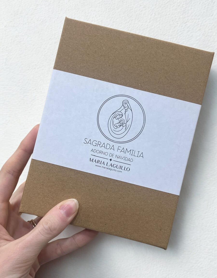 PRE-VENTA Adorno Sagrada Familia Verde (se enviará el miércoles 10.12)