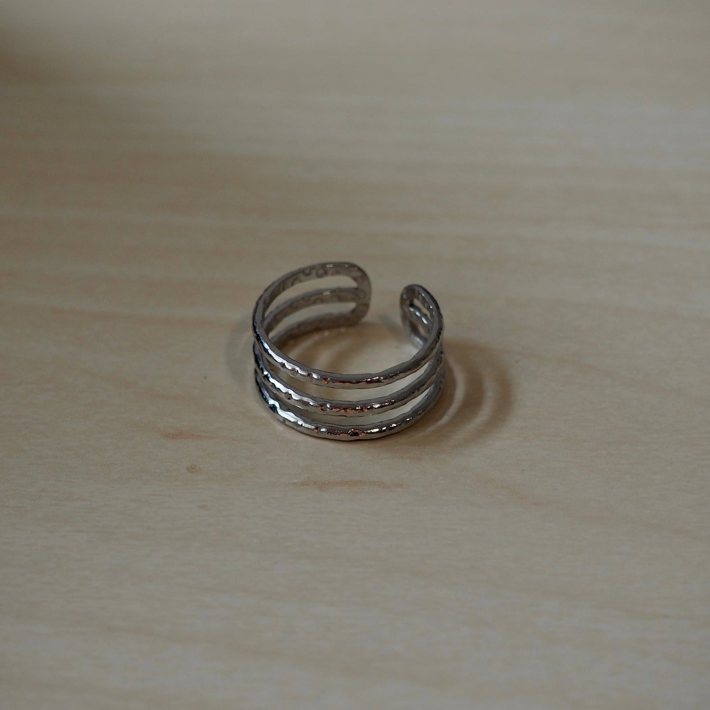 Anillo TRIPLE PLATEADO