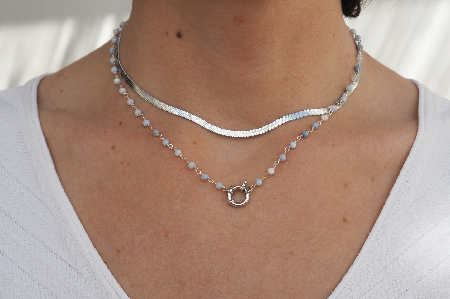 Collar ESPIGA PLATEADO