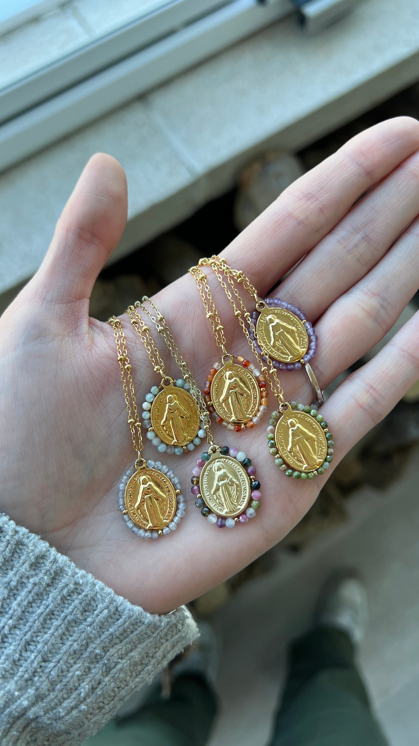 Collar VIRGEN TURMALINAS