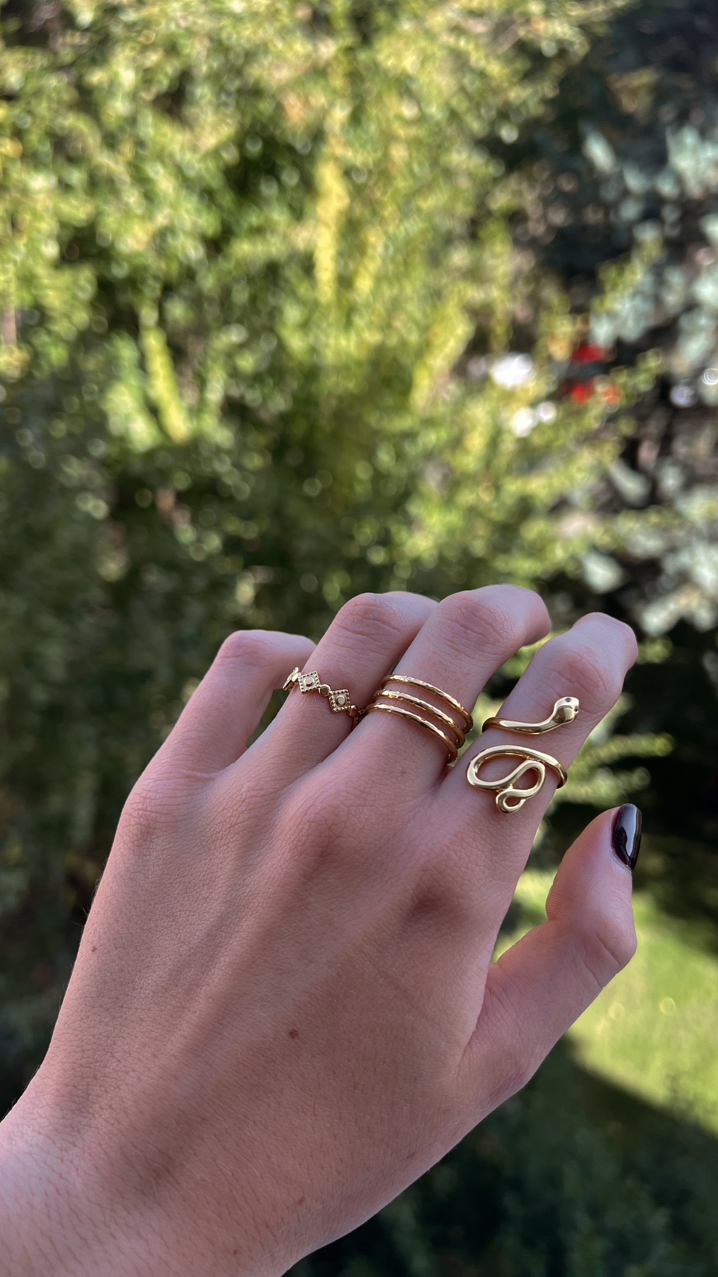 Anillo TRIPLE DORADO