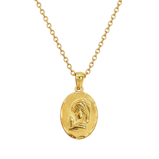 Collar VIRGEN NIÑA DORADO