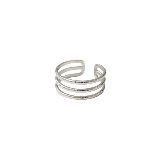 Anillo TRIPLE PLATEADO