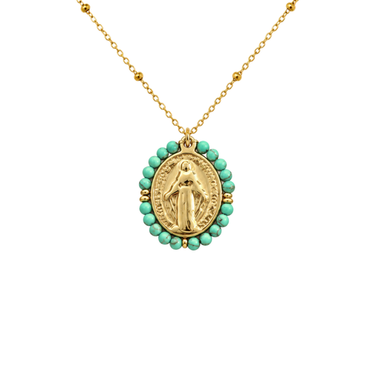 Collar VIRGEN VERDEAGUA
