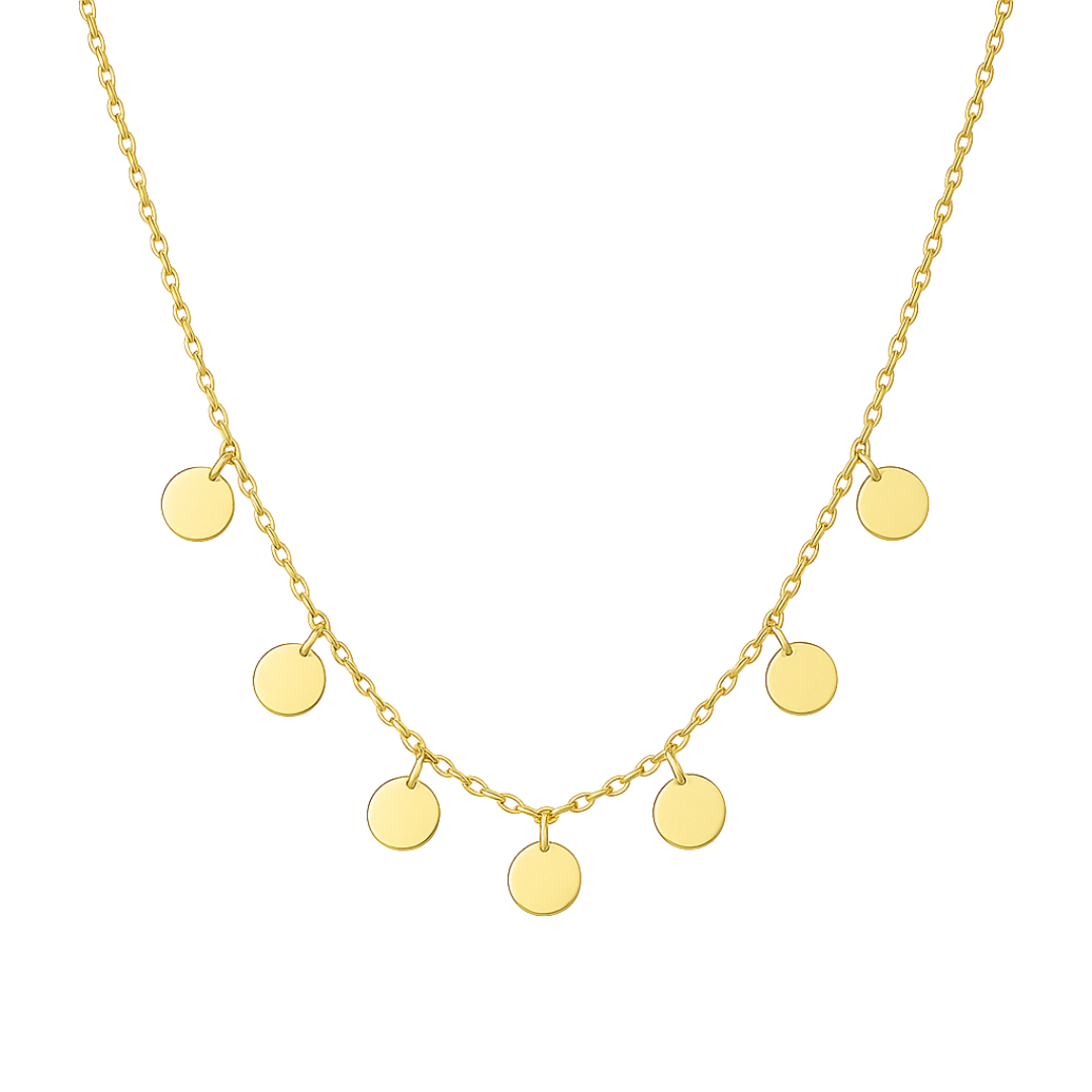 Collar LUNARES DORADO