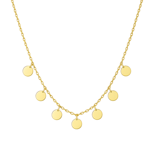 Collar LUNARES DORADO