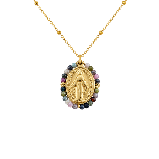 Collar VIRGEN TURMALINAS
