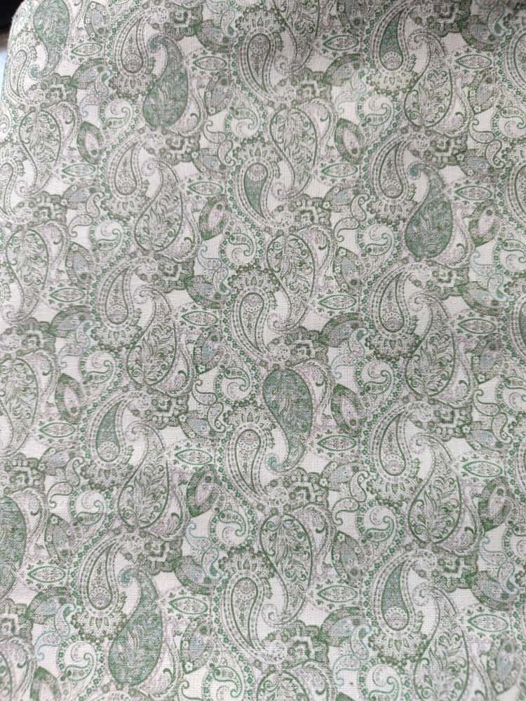 PRE-VENTA Cuadro Virgen de la Familia - Paisley verde (marco madera) | Se enviará el miércoles 10 de diciembre