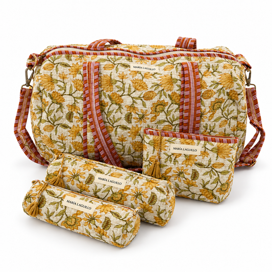 PACK BOLSO DE VIAJE Y NECESERES IMPERMEABLES RITIKA