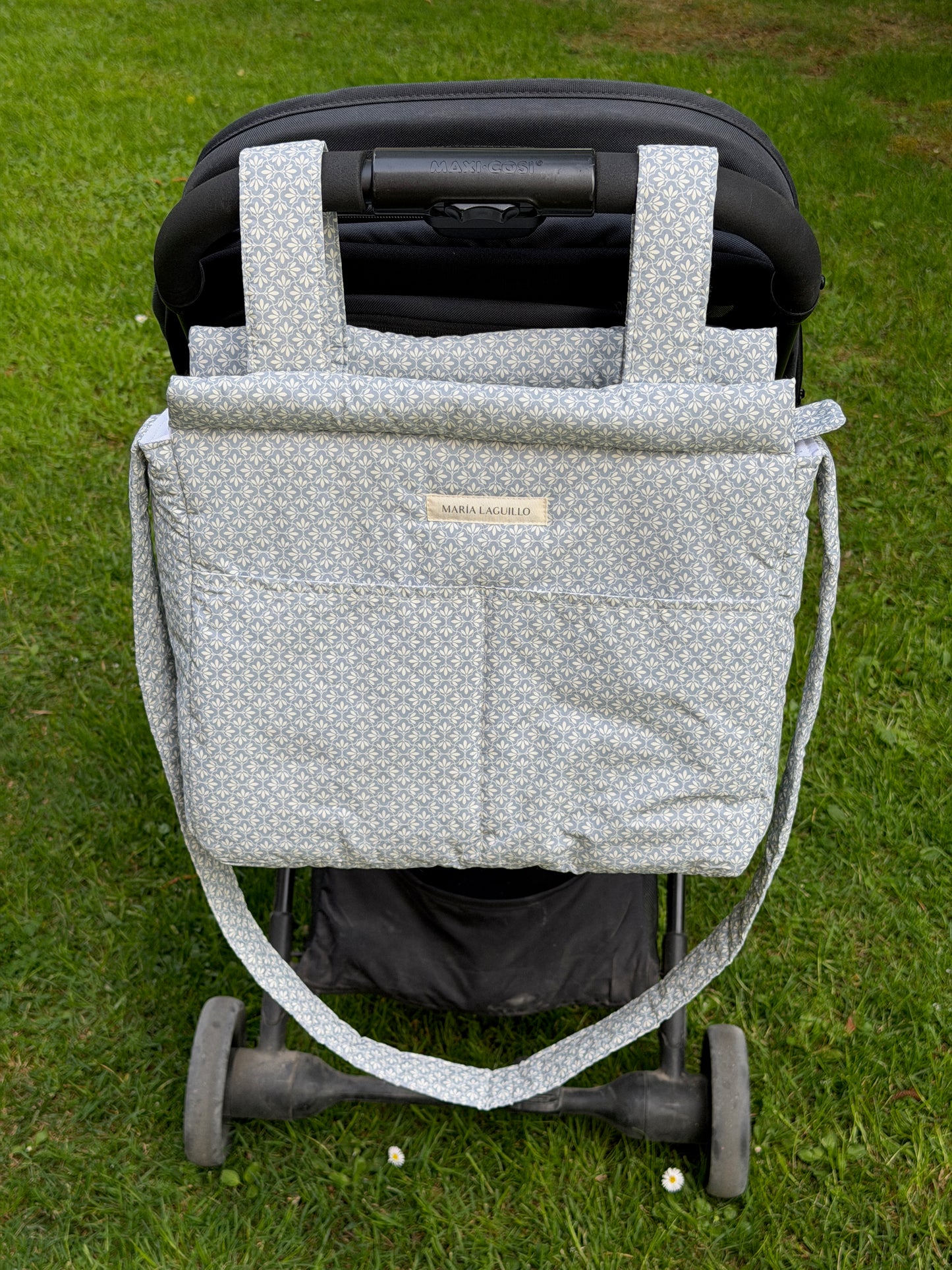 Bolso de carrito GRANDE MOSAICO AZUL