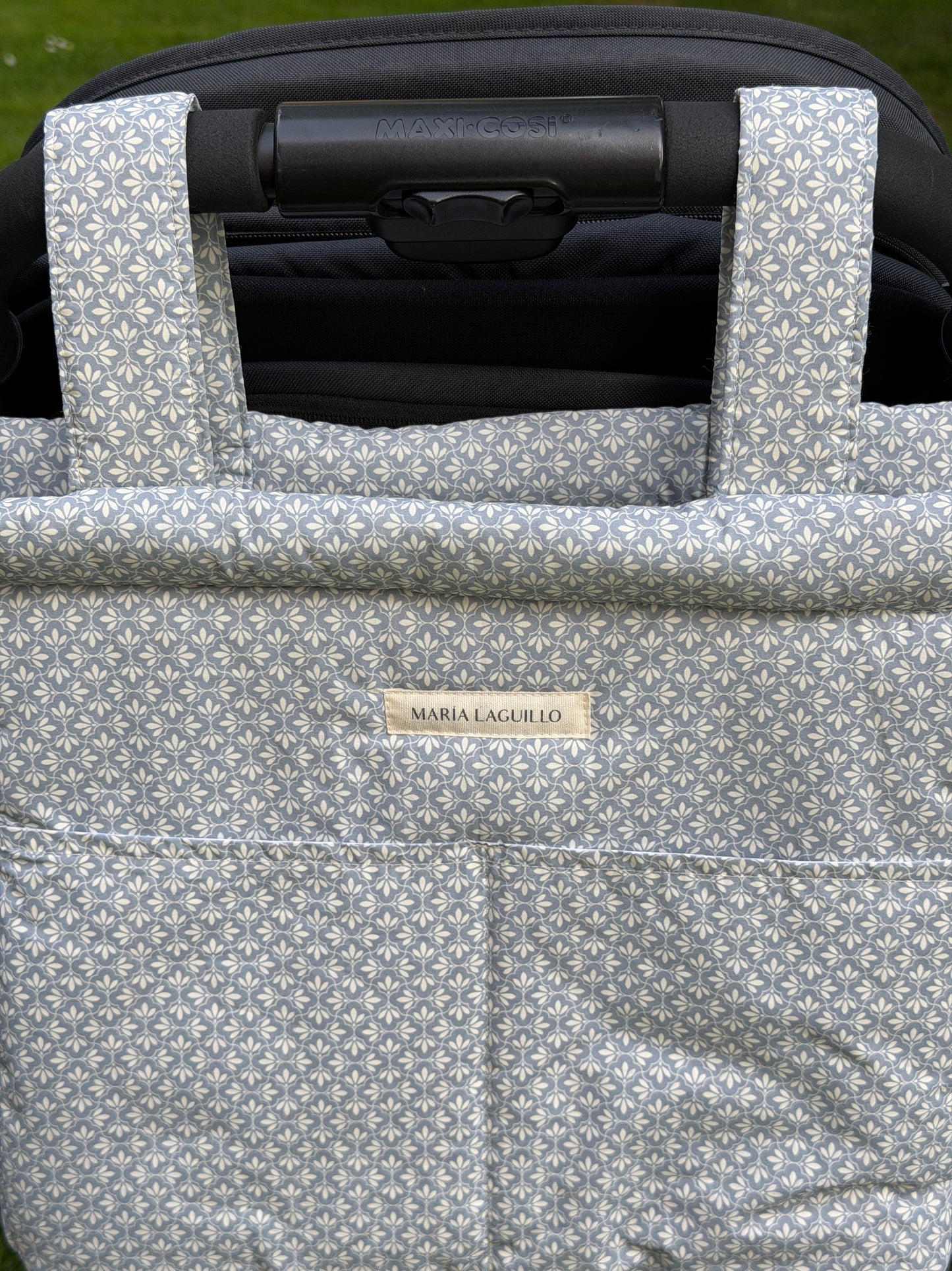 Bolso de carrito GRANDE MOSAICO AZUL