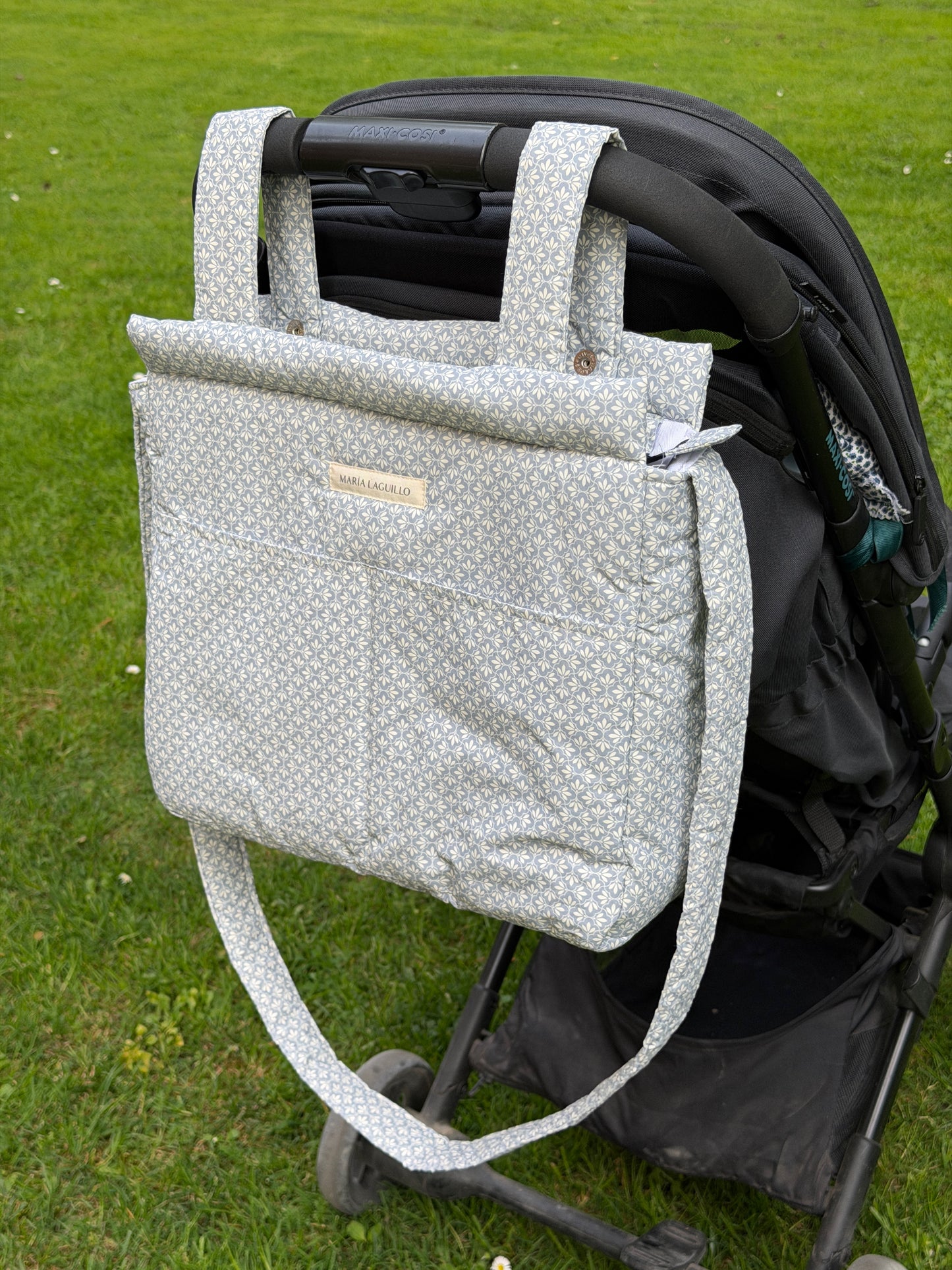 Bolso de carrito GRANDE MOSAICO AZUL