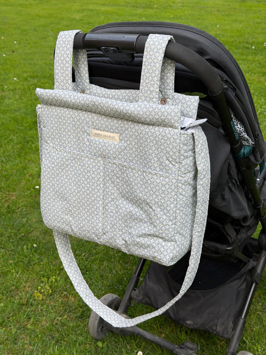 Bolso de carrito GRANDE MOSAICO AZUL