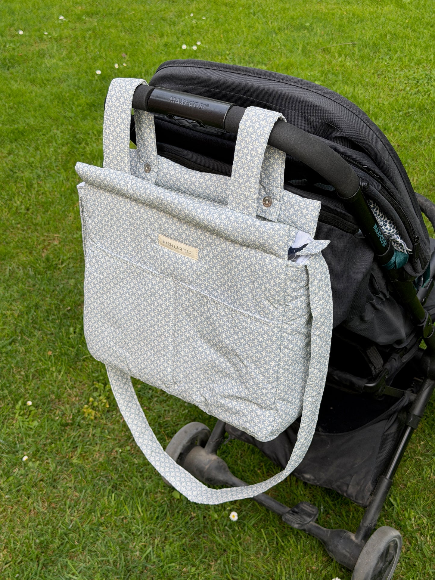 Bolso de carrito GRANDE MOSAICO AZUL