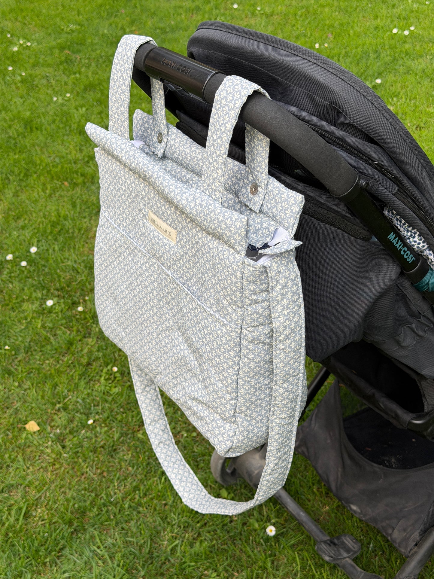 Bolso de carrito GRANDE MOSAICO AZUL