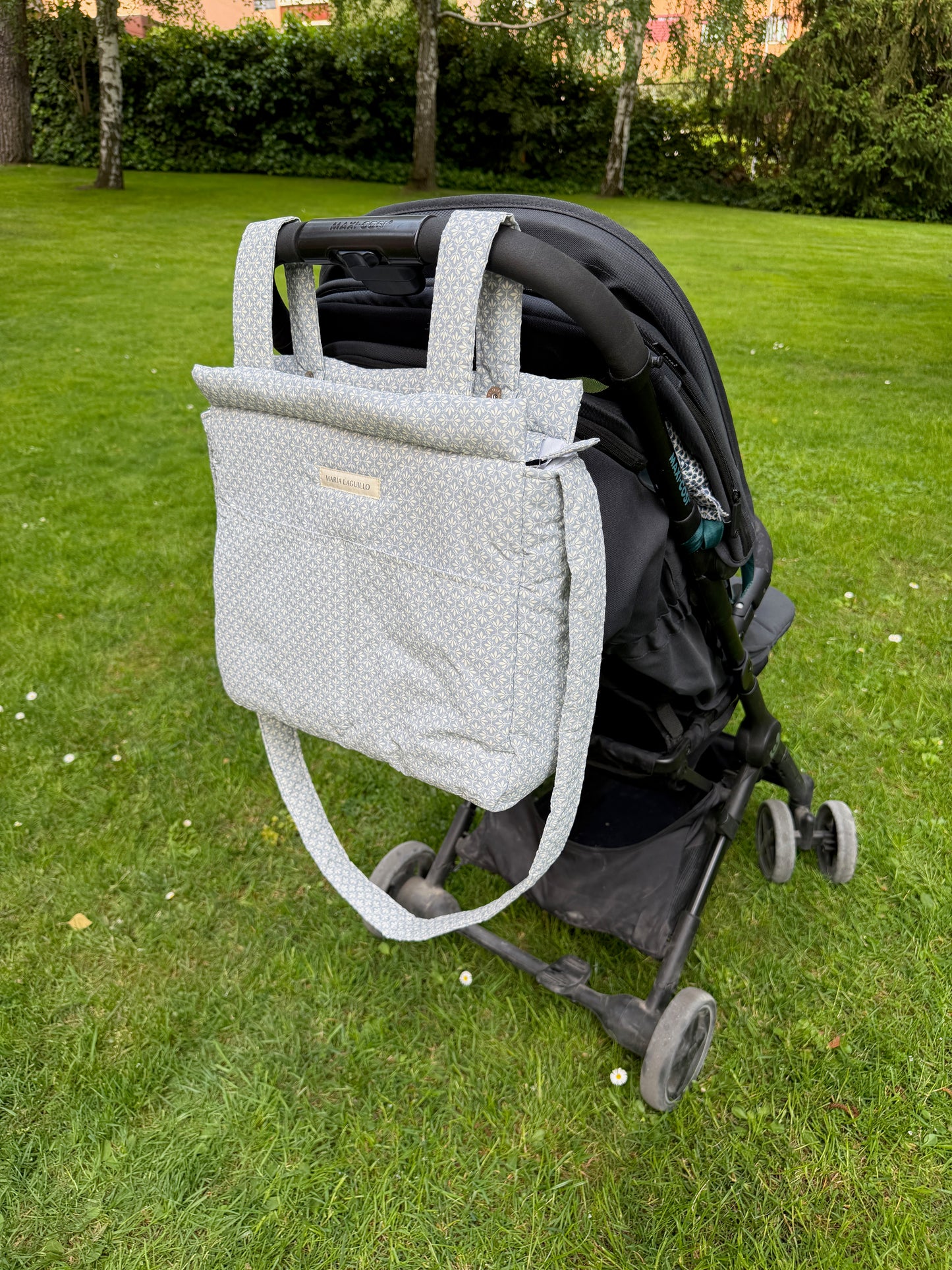 Bolso de carrito GRANDE MOSAICO AZUL