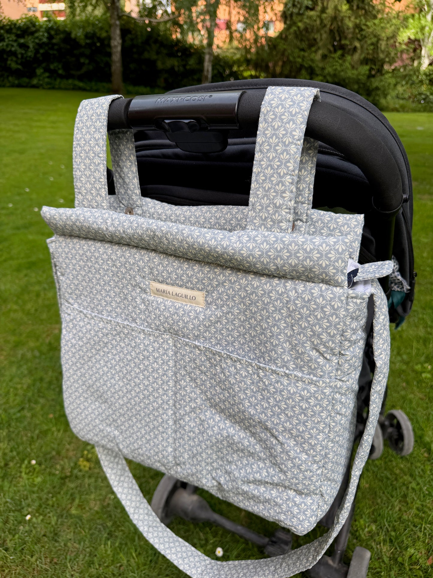 Bolso de carrito GRANDE MOSAICO AZUL