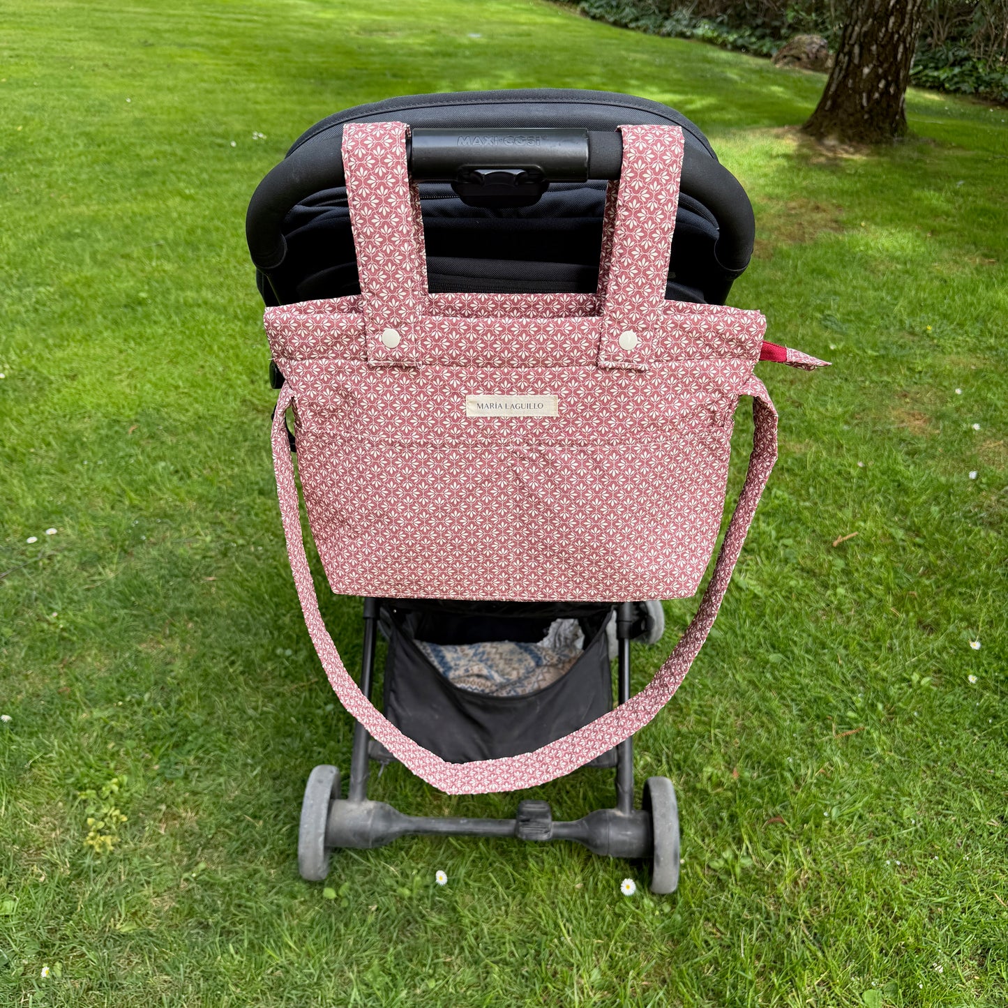 Bolso de carrito PEQUEÑO MOSAICO ROJO