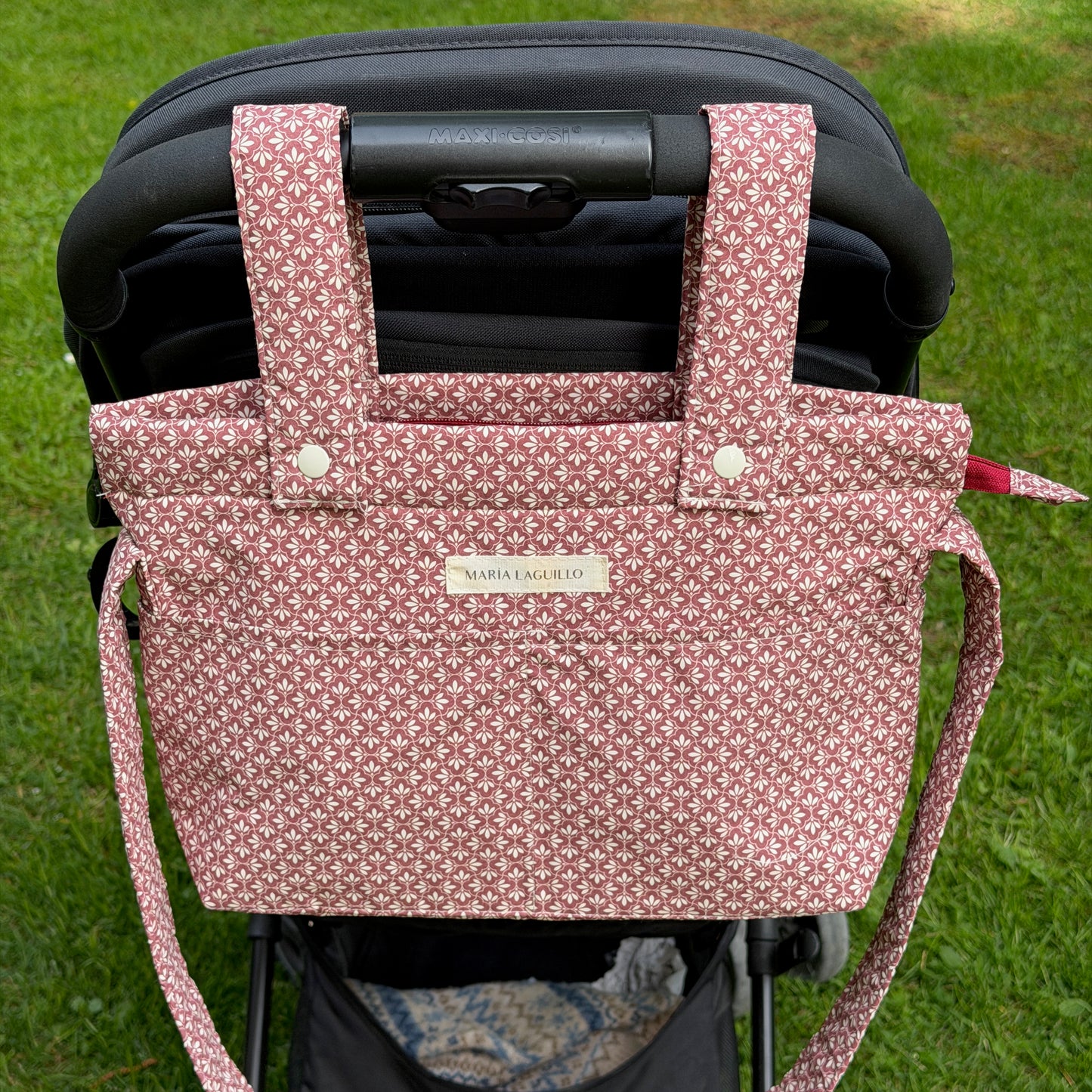 Bolso de carrito PEQUEÑO MOSAICO ROJO