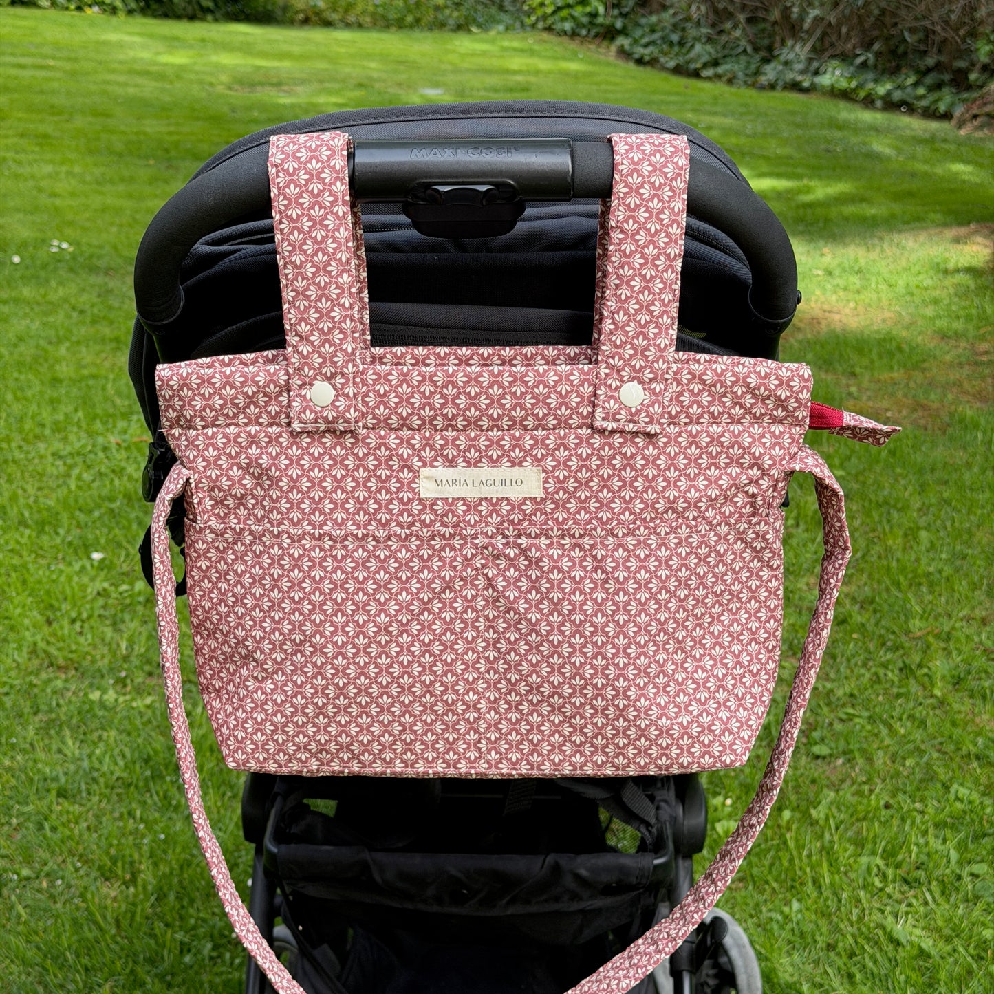Bolso de carrito PEQUEÑO MOSAICO ROJO