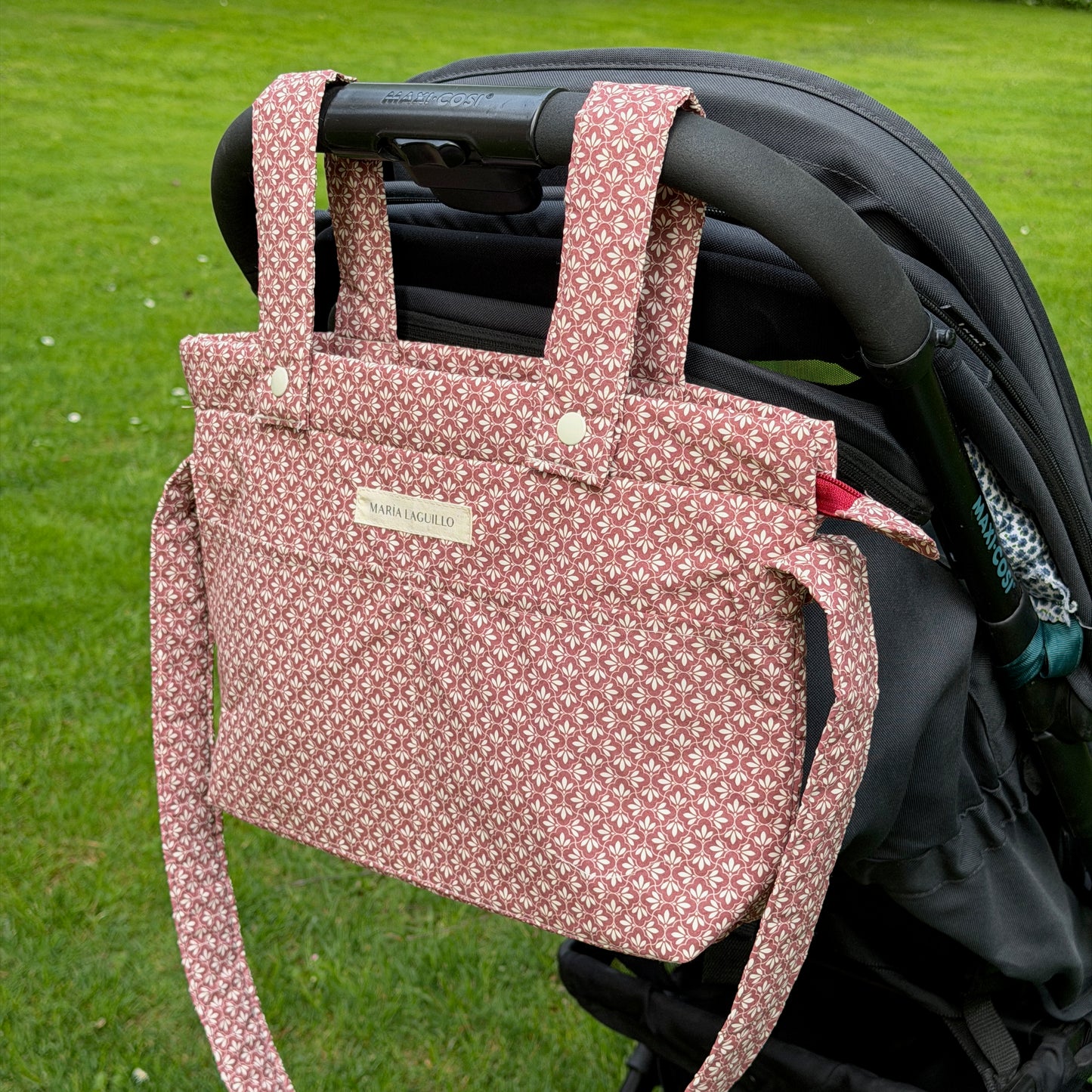 Bolso de carrito PEQUEÑO MOSAICO ROJO
