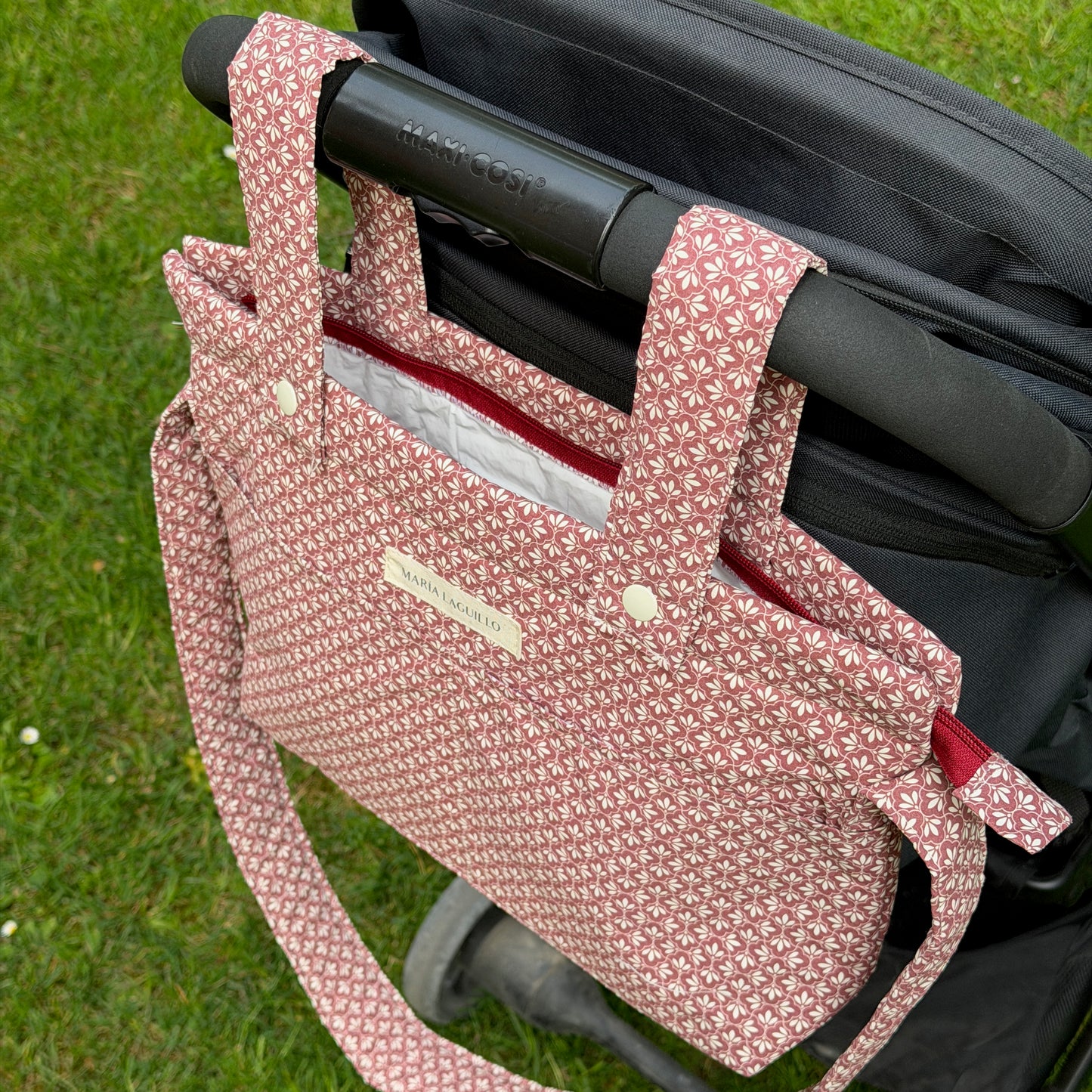 Bolso de carrito PEQUEÑO MOSAICO ROJO