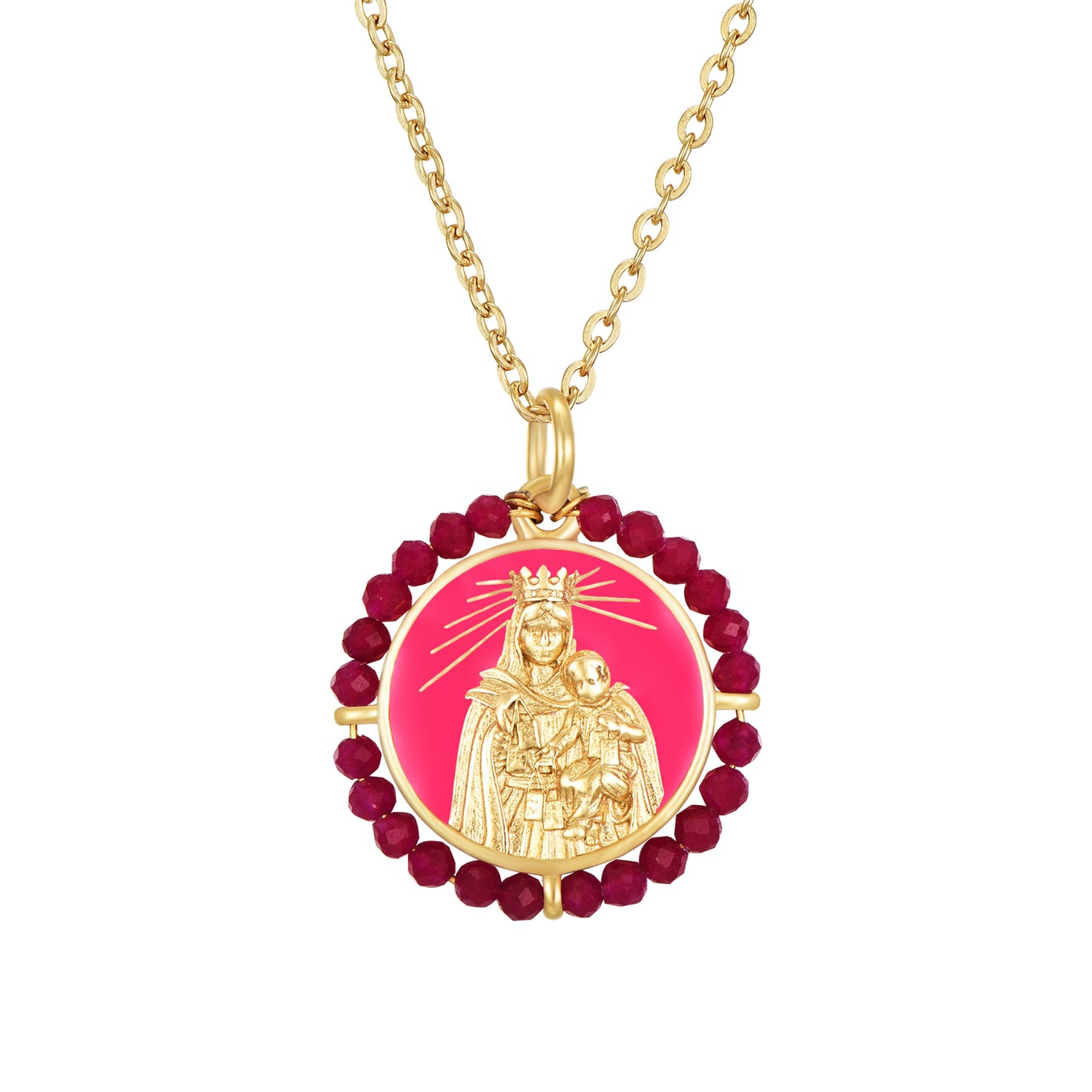 Collar VIRGEN DEL CARMEN RUBÍ