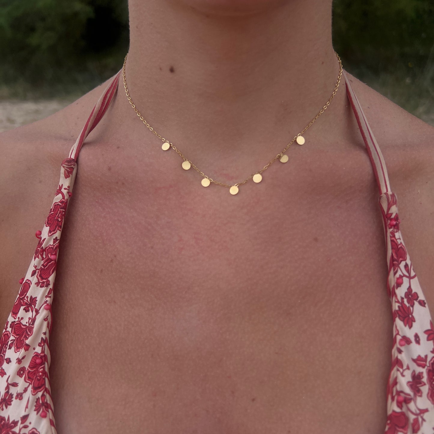 Collar LUNARES DORADO