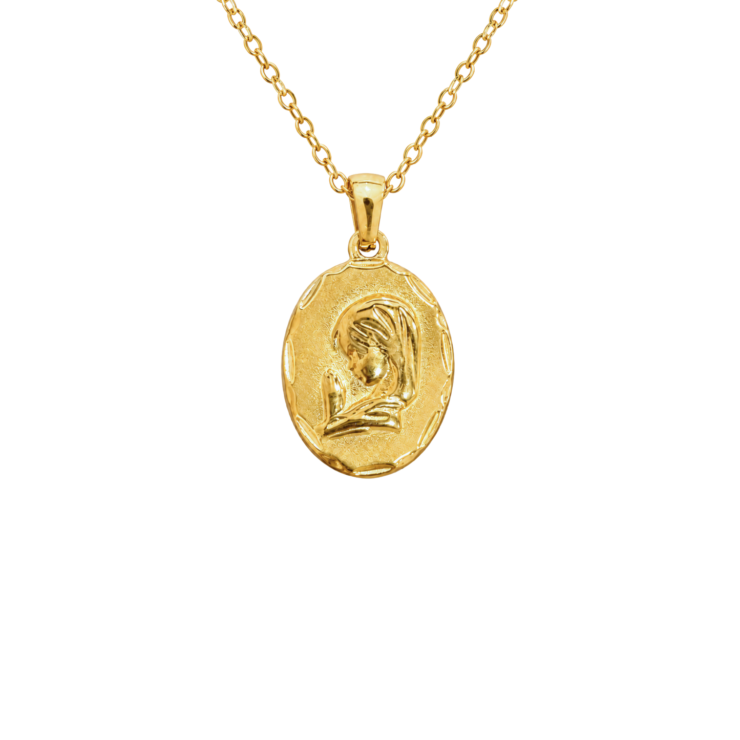 Collar VIRGEN NIÑA DORADO