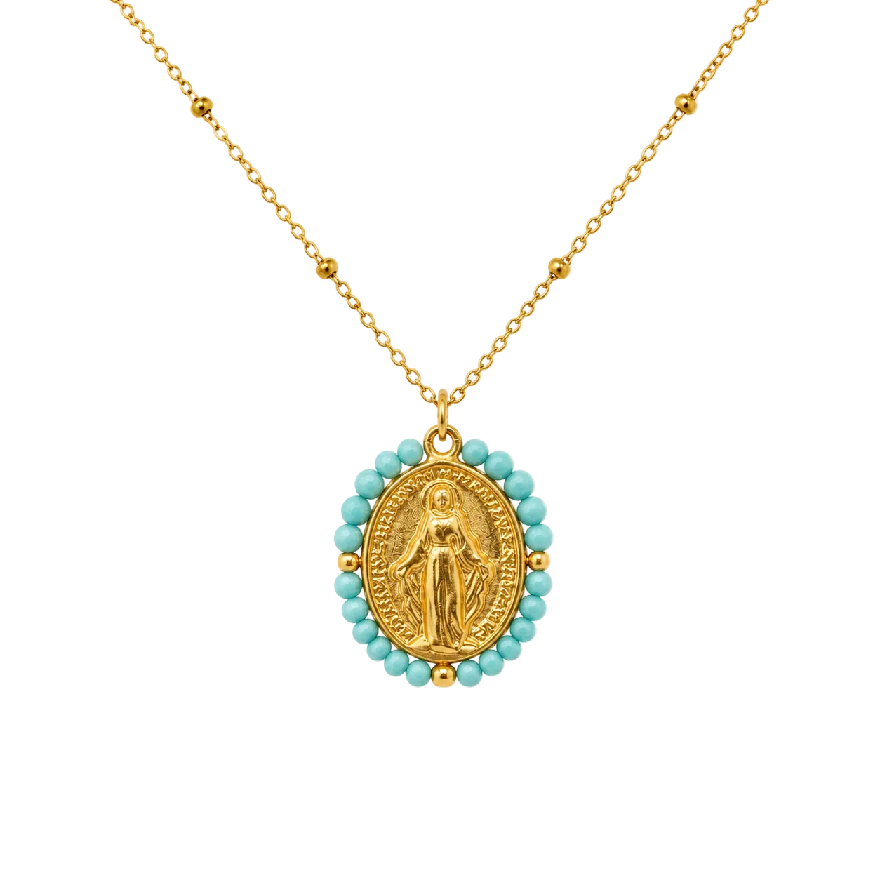 Collar VIRGEN VERDEAGUA