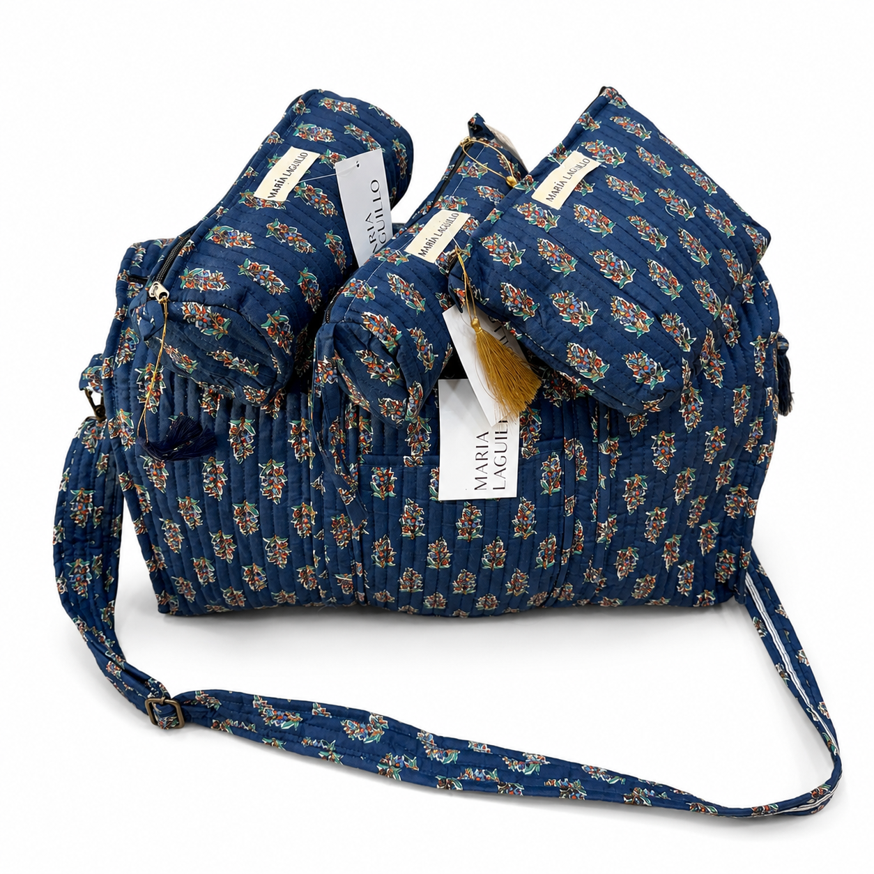 PACK BOLSO DE PLAYA CON 3 NECESERES KIRAN