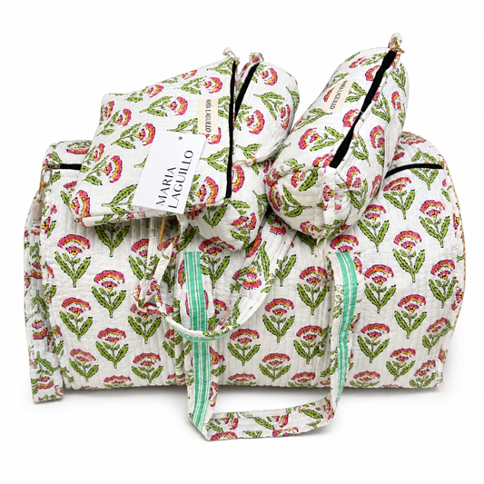 PACK BOLSO DE PLAYA CON 3 NECESERES KUMUD