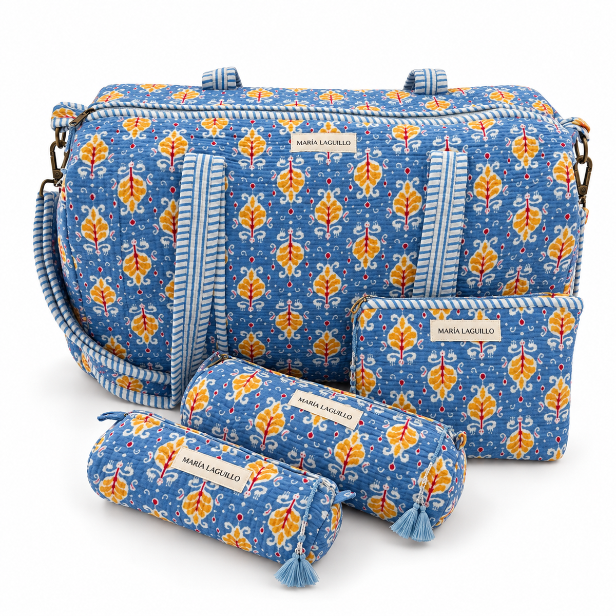 PACK BOLSO DE VIAJE Y NECESERES IMPERMEABLES SITARA