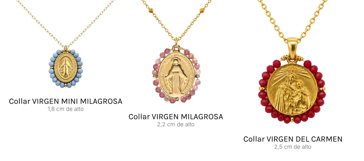 Collar VIRGEN DEL CARMEN PERLAS
