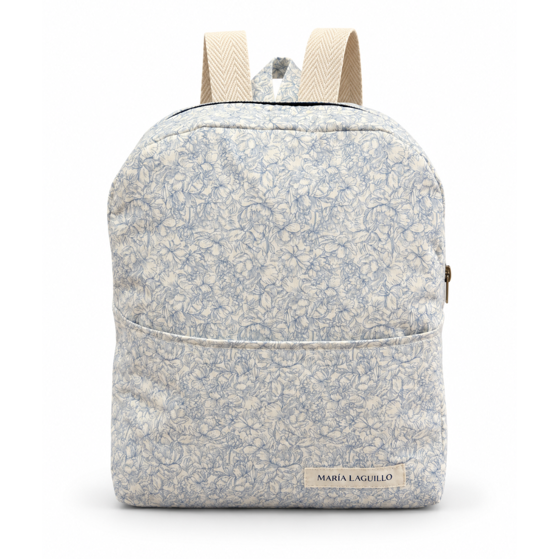 Mochila infantil FLORES AZULES
