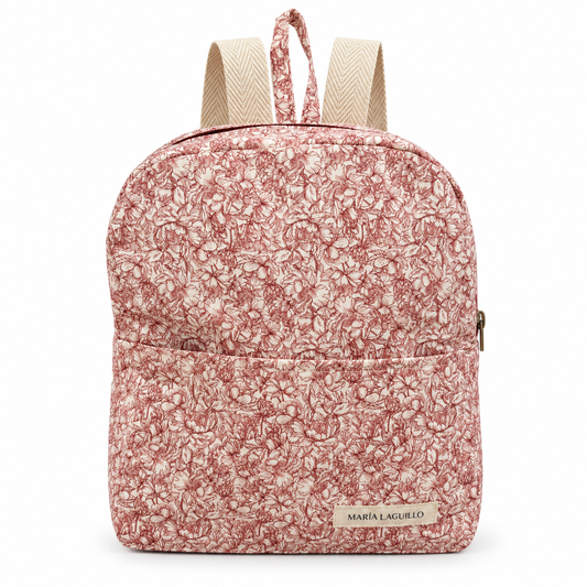 Mochila infantil FLORES ROJAS