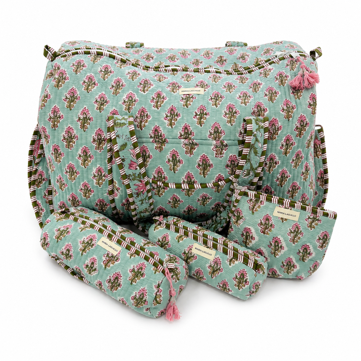 PACK BOLSO DE VIAJE Y NECESERES IMPERMEABLES AURAT
