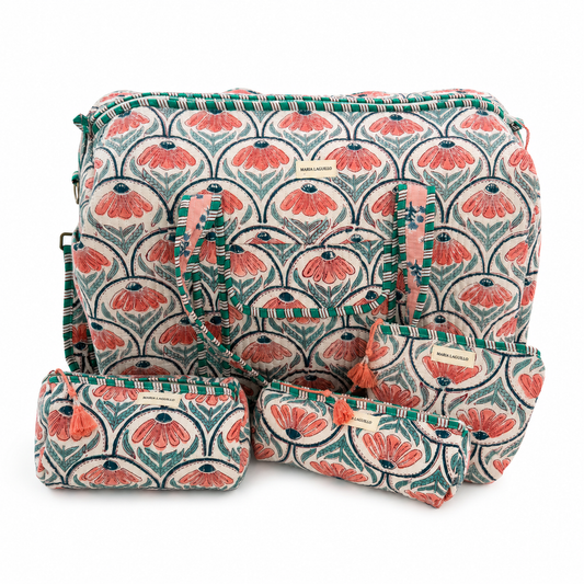 PACK BOLSO DE VIAJE Y NECESERES IMPERMEABLES TOPI