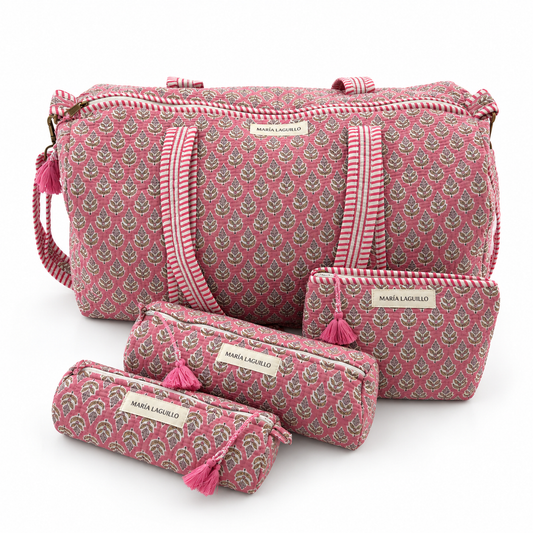 PACK BOLSO DE VIAJE Y NECESERES IMPERMEABLES GARIMA