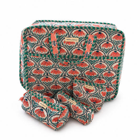 PACK MALETA Y NECESERES IMPERMEABLES TOPI