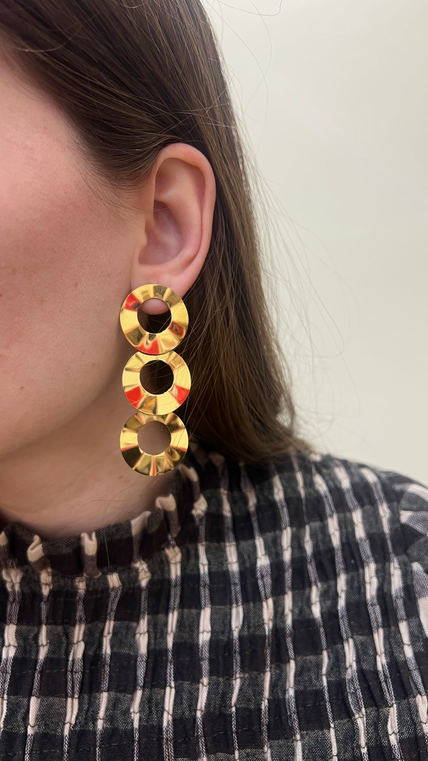 Pendientes DISCOS DORADO