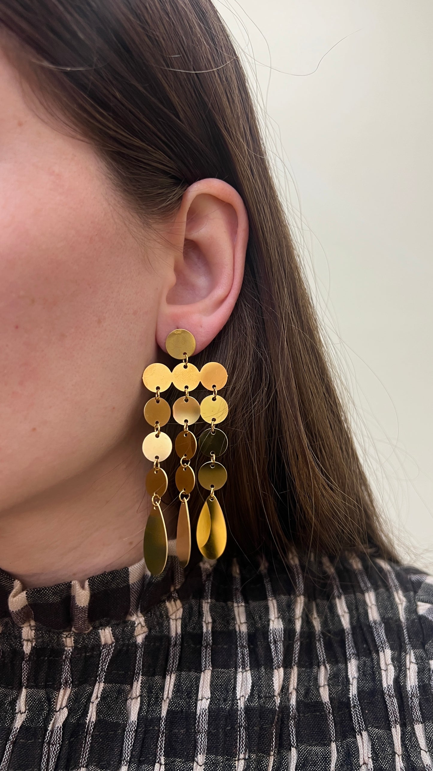 Pendientes GLAM DORADO