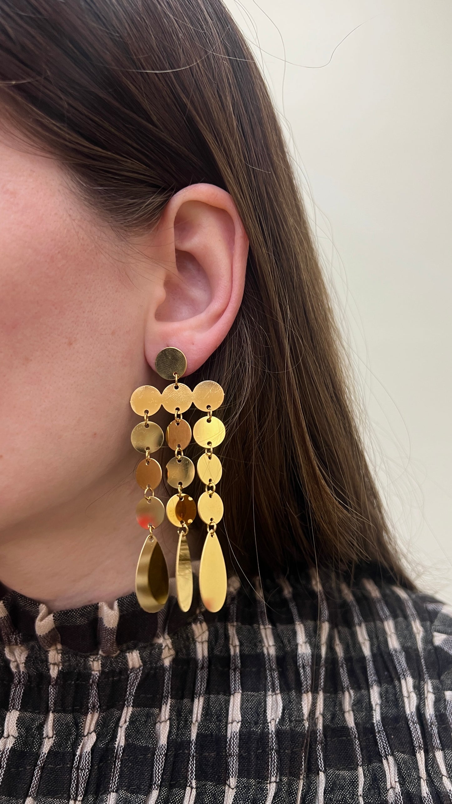 Pendientes GLAM DORADO