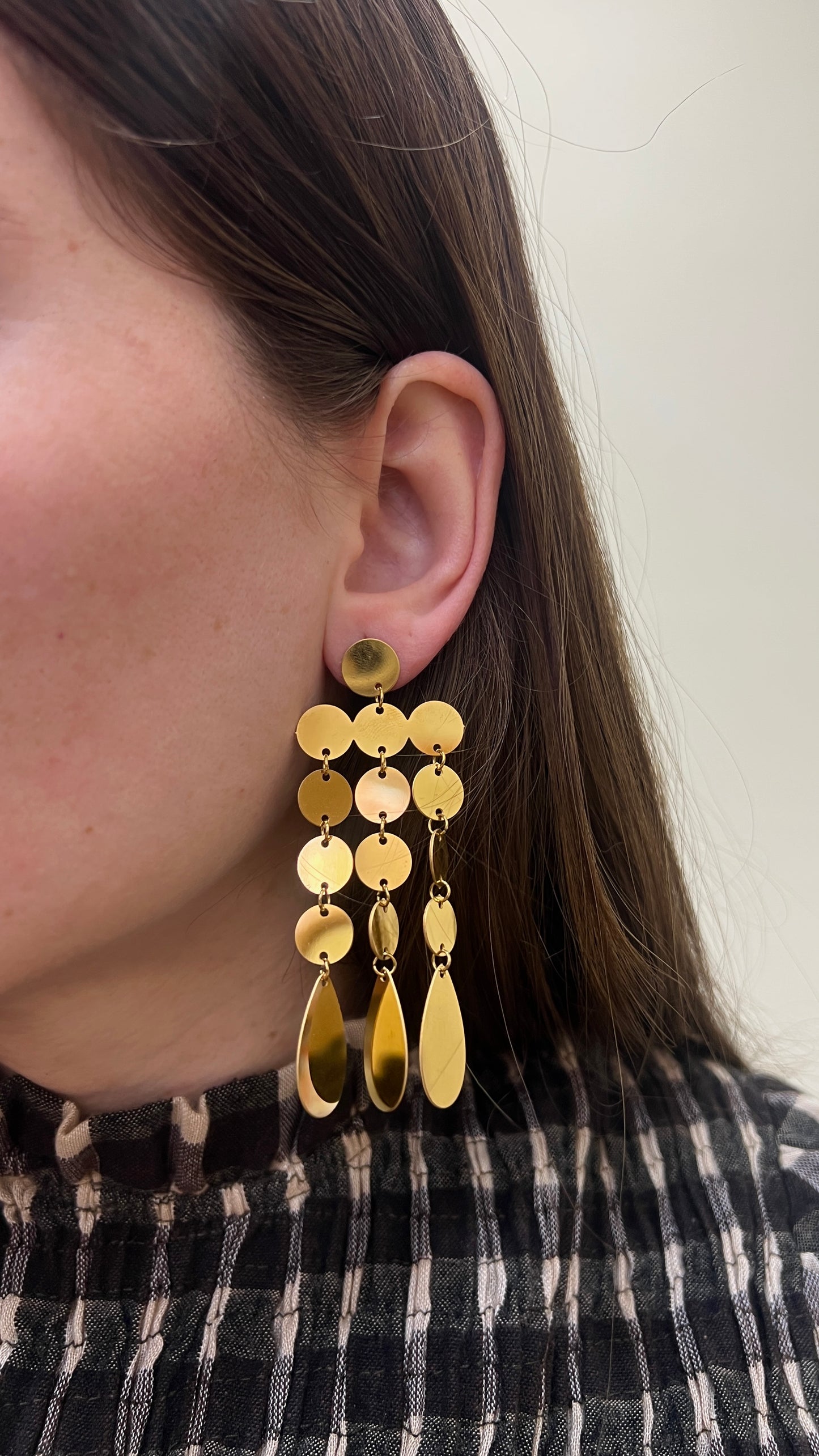 Pendientes GLAM DORADO