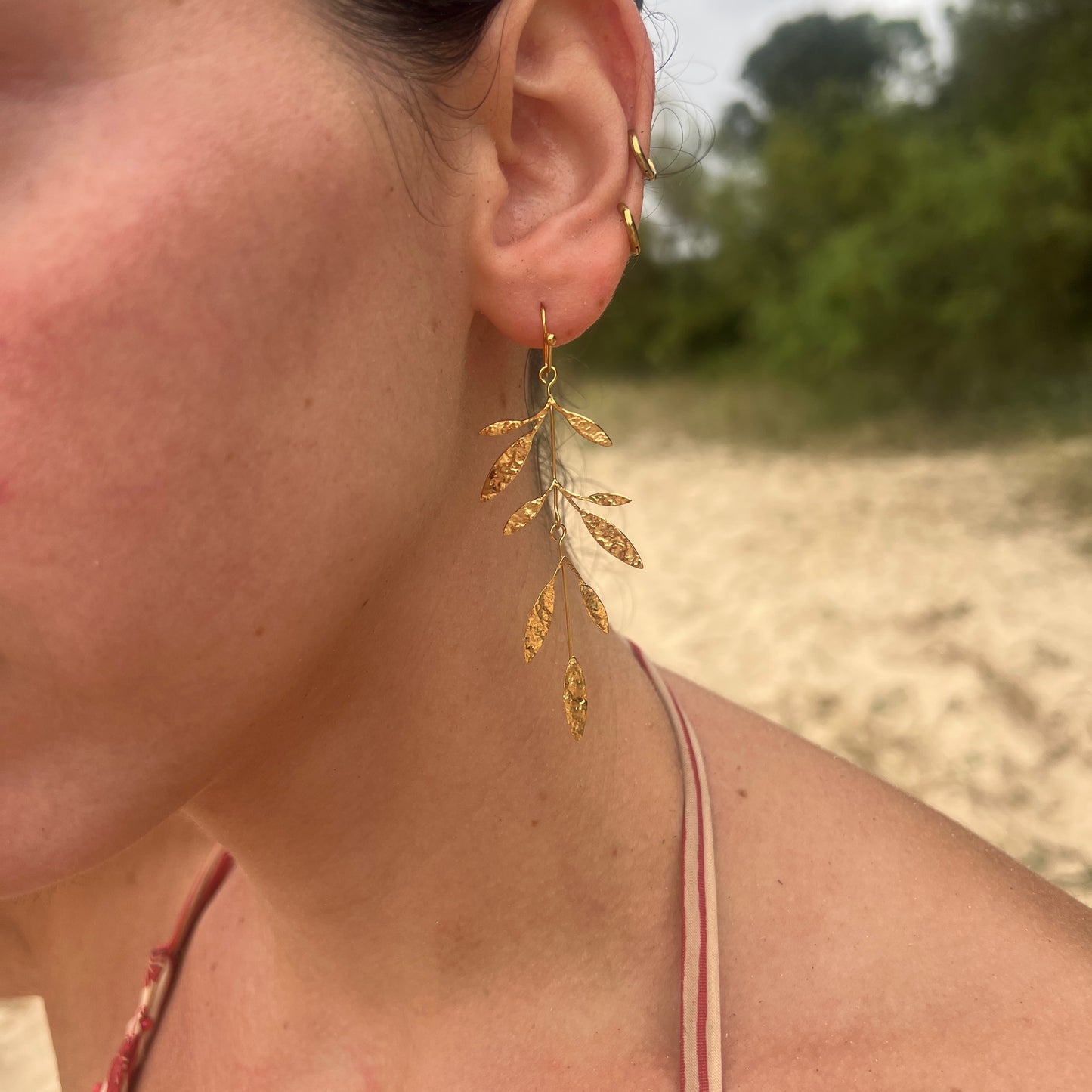 Pendientes OLIVAR DORADO