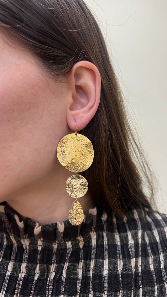 Pendientes SOLES DORADO