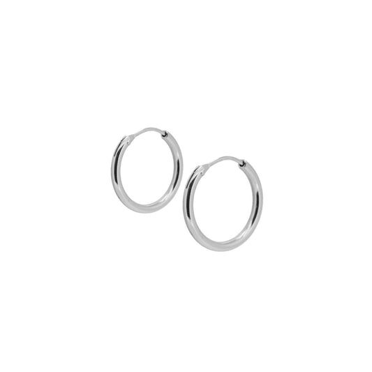 SMOOTH Hoops 20x2mm SILVER