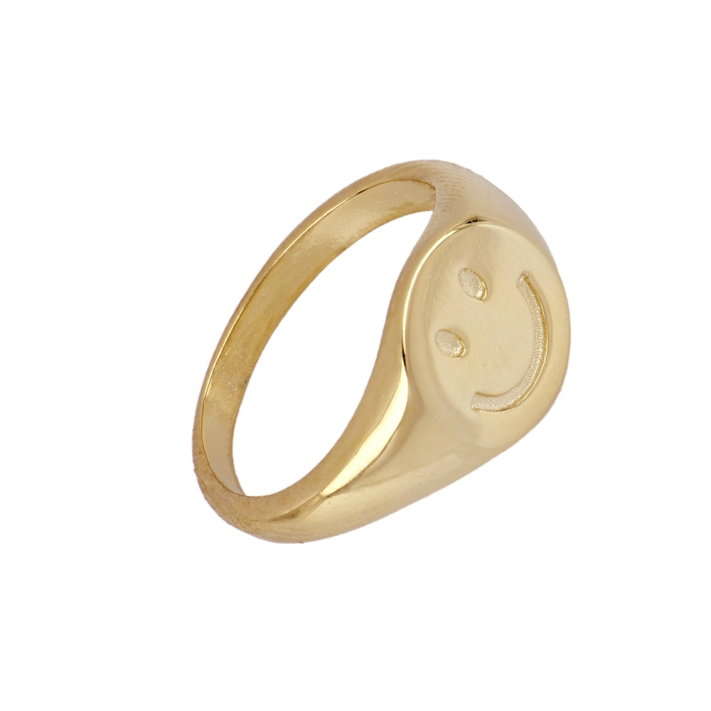 SMILEY GOLD Ring 